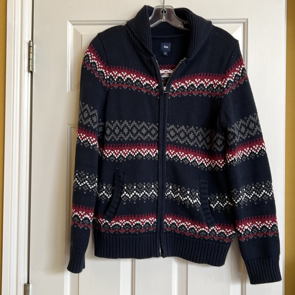 Mens sweater by GAP Full Zip - Picture 3 of 7